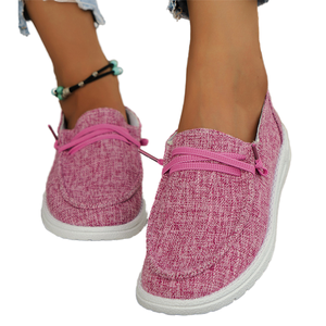 Chaussures décontractées pour femmes 2024, grande taille, nouvelle collection, en toile légère, multicolores, semelle en caoutchouc, tendance mode, pour chaussures de course respirantes pour hommes - Product Image 4