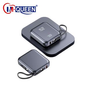 Batería Externa Personalizada PD de 22.5W con Pantalla Digital de 10000mah, Cargador Portátil para Teléfono Celular, Banco de Energía - Product Image 1