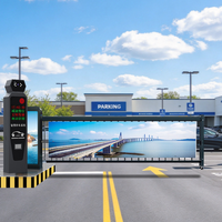 Système de barrière de stationnement intelligent multi-canaux avec LPR pour le contrôle d'accès des véhicules en entrée et en sortie des complexes résidentiels