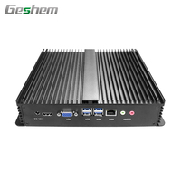 Mini PC embarqué de 8e génération I3 I5 I7 à faible consommation, scellé, sans ventilateur, anti-poussière, USB VGA HD PCIe en stock