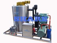ZXSHARE Machine à glace en écailles résistante à la corrosion de l'eau de mer, efficace et durable pour le stockage des fruits de mer