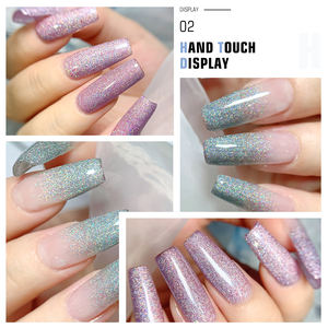 Vernis Gel Prismatic en Gros <span class=keywords><strong>Deroi</strong></span> 84 Couleurs Sans HEMA Vernis Permanent UV Gel Laser Pailleté pour Ongles - Product Image 2