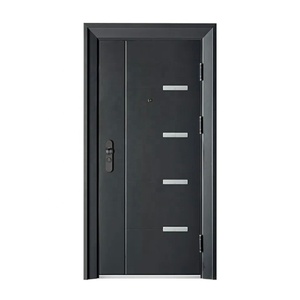 Puertas Reforzadas Modernas a <span class=keywords><strong>Precio</strong></span> de Mayoreo, Puertas de Acero Laminado en Frío de Estilo Contemporáneo para Edificios Residenciales - Product Image 1