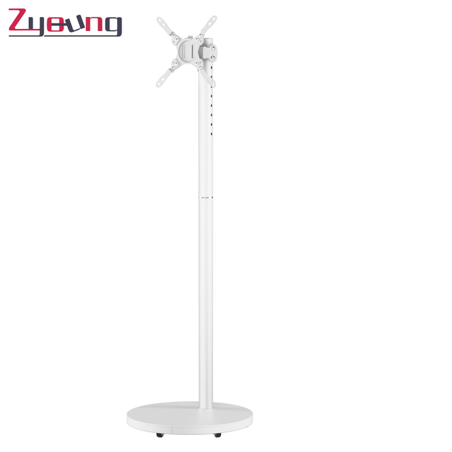 Mobile Floor TV Stand Commercial Use Smart Monitor Wall Mount Easy Swivel Trolley Carts Stand