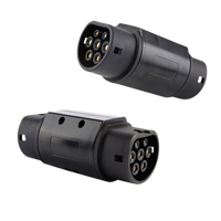 Nouvel adaptateur de charge pour véhicule électrique en thermoplastique 16A/32A GBT vers prise Type2, standard 380V pour voitures électriques