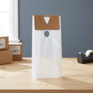 Lot de 100 sacs rétractables Flexiloop transparents, recyclables, imprimés en héliogravure personnalisée, étanches et sécurisés, 6x12, pour journaux - Product Image 3