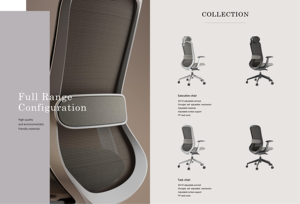 Оптовая продажа, современное офисное кресло для руководителей, удобное стильное черное кресло для конференц-персонала, Сетчатое кресло Sillas De Oficina - Product Image 2