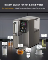 Distributeur d'eau intelligent avec écran tactile, système de purification RO, refroidissement électronique et chauffage instantané