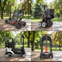 Trottinette Électrique Pliante Intelligente à 4 Roues avec Moteur Brushless Ultra Légère pour Personnes Âgées
