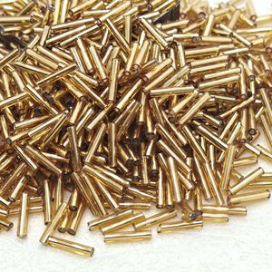 Perline di Vetro Indiane Perlin, Perline a Tubo da 6mm, 3300 Pezzi (Rosso e Argento) per Penne Decorate, Prodotte in Cina - Product Image 3