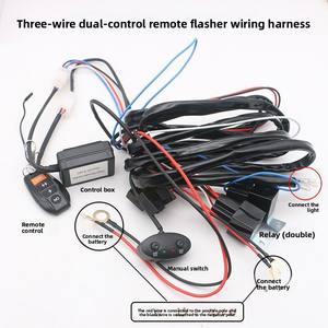 Новый комплект проводов для беспроводного пульта дистанционного управления 1 1/2, для светодиодных фонарей автомобиля, с ручным переключателем, универсальный, 12В, реле - Product Image 4