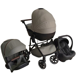 Poussette de luxe personnalisée <span class=keywords><strong>4</strong></span> <span class=keywords><strong>en</strong></span> <span class=keywords><strong>1</strong></span>, pliable, bidirectionnelle, pour bébé - Product Image 5