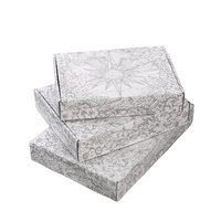 Fábrica Nova, venta al por mayor, cajas corrugadas de papel de gama alta, embalaje de avión Kraft, caja de correo de envío para camisetas de manga corta