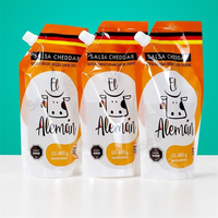 Sachets de lessive liquide personnalisés imprimés, résistants à l'humidité, avec bec verseur et fermeture éclair, 3L (PET/CPP)