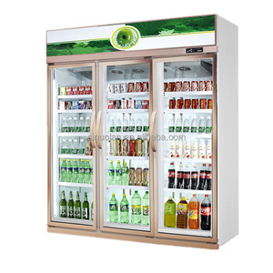 Tủ Lạnh Trưng Bày 3 Cửa Kính Thẳng Đứng Thương Mại Tủ Lạnh Tủ Lạnh Tủ Lạnh Đồ Uống Tủ Lạnh Trưng Bày Đồ Uống Lạnh Cho Siêu Thị - Product Image 5