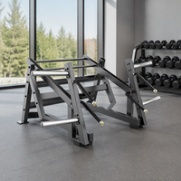 Équipement de fitness commercial haut de gamme pour salle de sport, à charge libre, pour Squat et Lunge sur base au sol