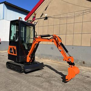 Livraison gratuite 1 tonne excavatrice de haute qualité WK15 pilote hydraulique 1.5 tonnes mini excavatrice avec moteur refroidi à l'eau - Product Image 5