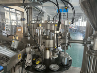 Équipement de remplissage et de scellage de tubes de crème et d'onguentes de haute précision, entièrement électrique, contrôlé par PLC, conforme aux normes GMP avancées, 100-150 ml