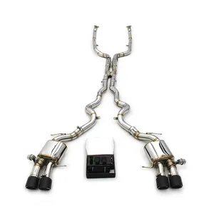 Deleville Automotive Performance Exhaust System Valve Controlled Exhaust Pipe For BMW M6 F06 4.4T 2012-2016 Muffler