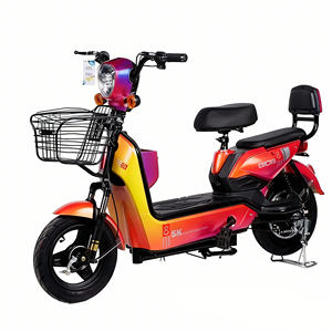 Nouveaux vélos électriques 48v 12a 20a avec moteur 350W, batterie lithium numérique intelligente, deux <span class=keywords><strong>places</strong></span>, scooter électrique pas cher en vente - Product Image 1
