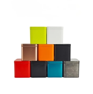 Tùy Chỉnh In 70*70*70Mm Vuông Hộp Thiếc Đồ Ăn Nhẹ Kẹo Jelly Bánh Mì Kẹp Trà Thực Phẩm Đồ Trang Sức Kim Loại Bao Bì Jar Lon Lưu Trữ - Product Image 4