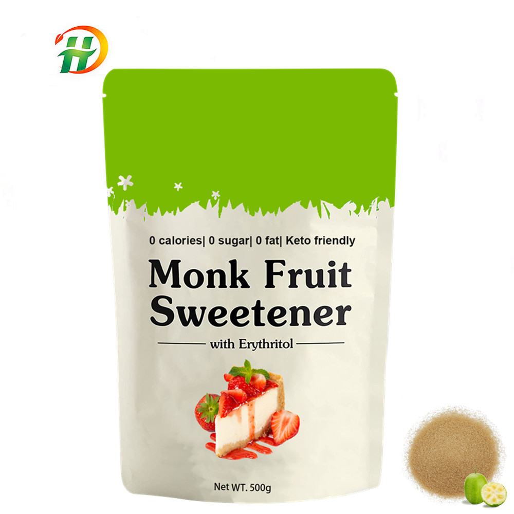 Lakanto Monkfruit Pemanis Buah Gula Coklat Biksu 1X Lebih Manis dari Gula Buah Monkfruit Erythritol Bubuk Curah