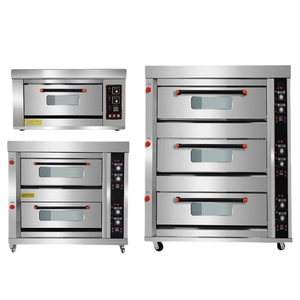 Horno Industrial de Plataforma para Hornear Pan, Pasteles y Pizza - Uso Comercial en Restaurantes, 220V, Gran Capacidad, Alta Productividad, Profesional - Product Image 3