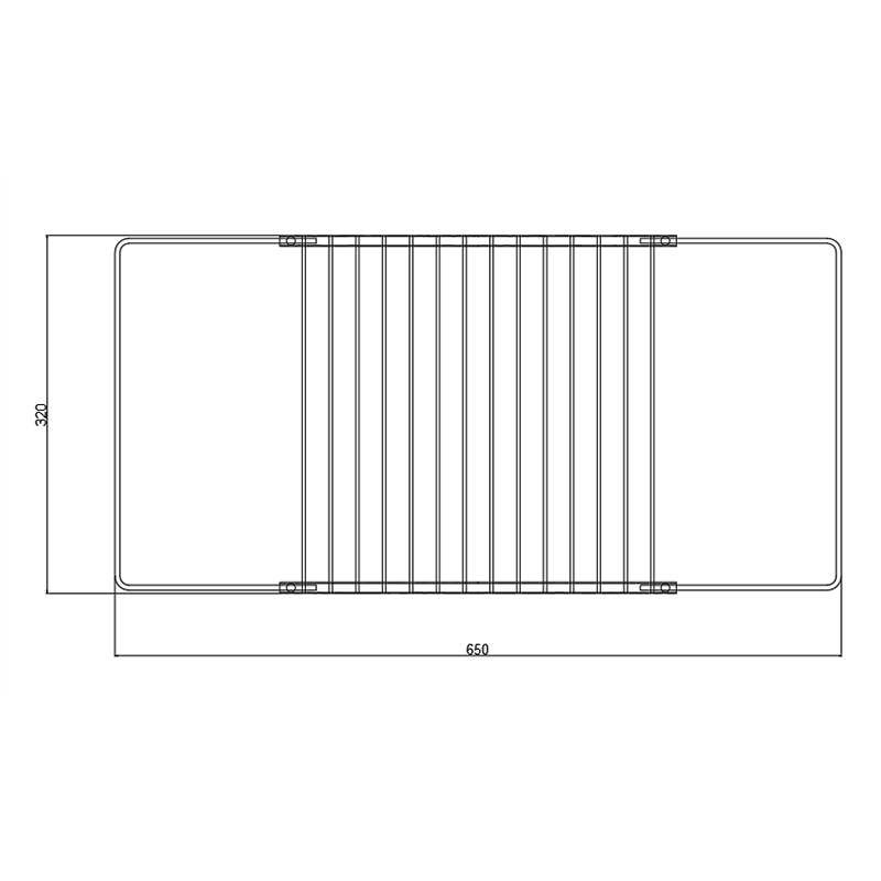 Grille réglable universelle de gril d'étagère de fil de grille de four de conception de mode pour le support de micro-ondes