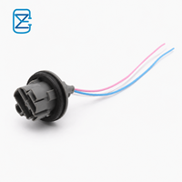 Adaptateur de douille pour ampoule LED T20 7440 7443, faisceau de câblage pour feux de voiture, clignotants et feux de recul