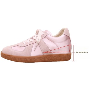 Scarpe Casual da Donna in Vera Pelle con Plateau, Traspiranti e Versatili, <span class=keywords><strong>Sneakers</strong></span> <span class=keywords><strong>Bianche</strong></span> Agon, Nuova Collezione Primavera 2026 - Product Image 4