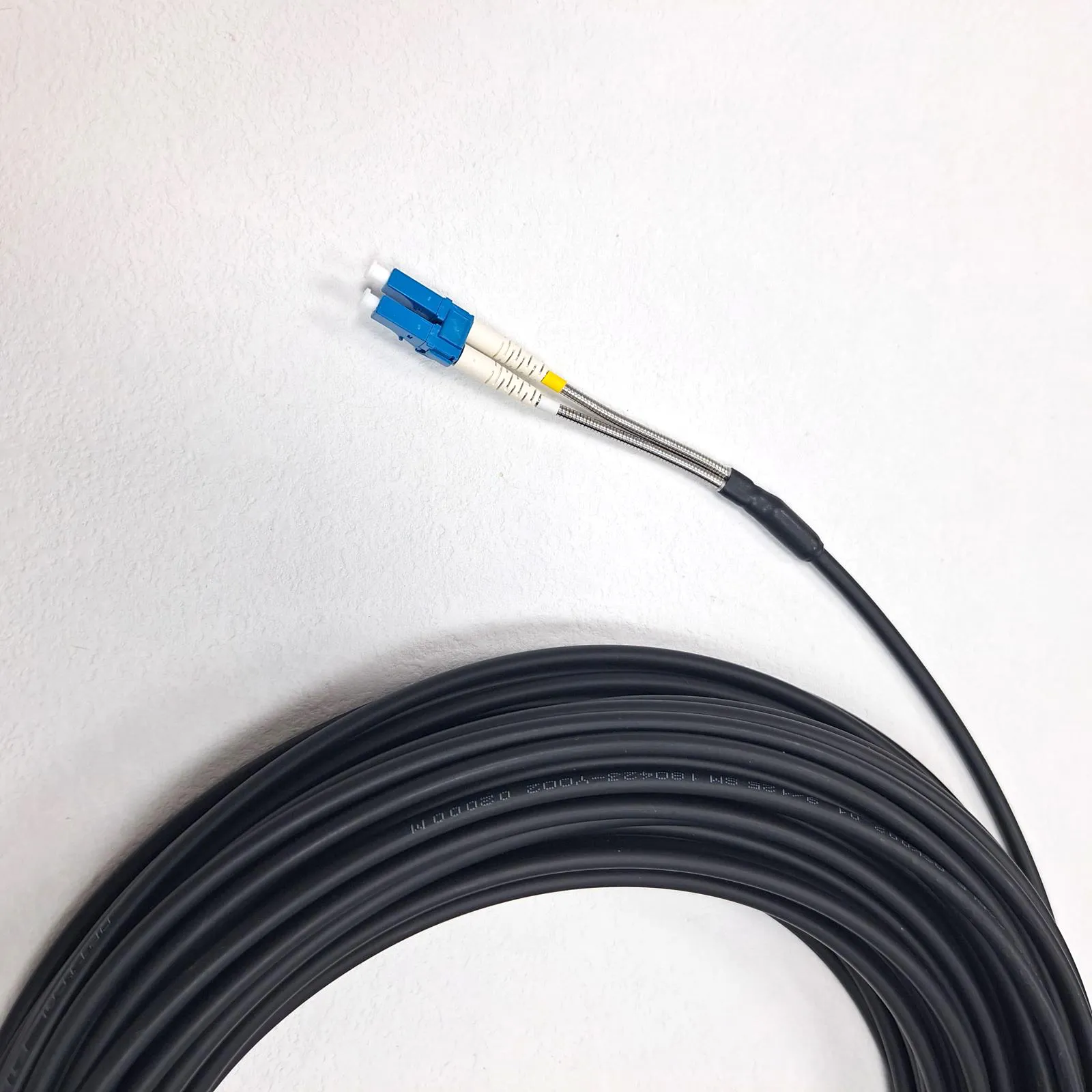 Cavo di comunicazione IP68 impermeabile anti-roditore FULLAXS duplex LC corazzato 5.0mm cavo patch in fibra ottica 3m 5m 10m