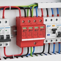 Dispositif de protection contre les surtensions JLSP-400/40/4P T2, protection contre la foudre, 400V 40kA SPD