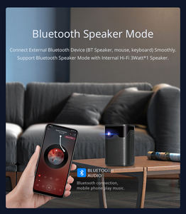 Proyector Portátil con <span class=keywords><strong>Android</strong></span> 11 |   Decodificación 720P/1080P |   Pantalla <span class=keywords><strong>de</strong></span> 100 Pulgadas <span class=keywords><strong>para</strong></span> Cine en Casa y Noches <span class=keywords><strong>de</strong></span> Cine al Aire Libre - Product Image 5