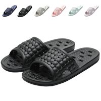 Chaussons d'égouttage Chaussures de salle de bain Chaussures de douche PVC Chaussons légers à glissière
