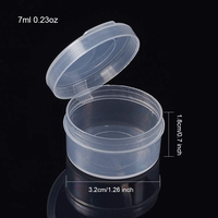 Boîte de rangement en plastique rigide transparente PP à fermeture à clipser recyclable pour bijoux et cadeaux