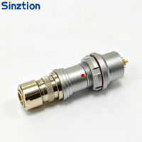 Conector de Aviador Chapado en Oro de Alta Densidad Serie F Sinztion para Equipos de Imagenología Médica y Dispositivos de Monitoreo de Pacientes