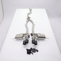 ING pour BMW M2 M3 M4 G80 G82 G87 S55 S58 3.0T Catback SUS304 Version Améliorée avec Sortie Centrale et Quatre Tuyaux d'Échappement