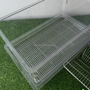 Laboratorio animale PC gabbia topo topo allevamento gabbia trasparente con coperchio in acciaio inox bottiglia - Product Image 4