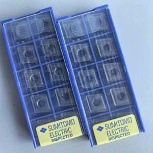 CNMG120412N-EX AC5015S Inserts Sumitomo du Japon, outils de tournage CNC, accessoires de tournage en carbure de tungstène personnalisés OEM, garantie 3 ans - Product Image 2