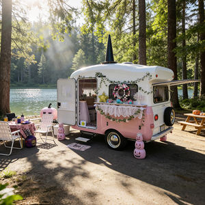 Léger moderne larme Mini Offroad Camper australien larme voyage Camp <span class=keywords><strong>caravane</strong></span> avec salle de bain climatisation remorque - Product Image 1