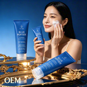 Limpiador Facial Suave con Péptidos Azules para Después del Tratamiento, Reduce la Descamación Facial, Calma la Piel Sensible e Irritada, Limpieza Diaria de Spa - Product Image 4