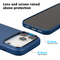 Étui de téléphone en cuir véritable de vachette de qualité supérieure avec fonction de charge sans fil et design magnétique anti-chute pour la série iPhone 17