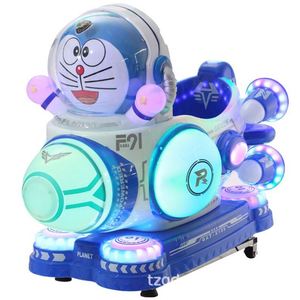 Manège à monnayeur pour enfants, machine à bascule MP5, voiture interactive 3D, balançoire pour enfants - Product Image 3