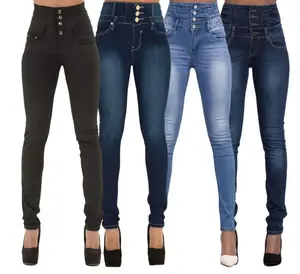 Женские джинсы с завышенной талией, 2024