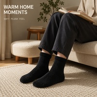 Chaussettes de cheville douces et confortables en peluche personnalisées avec ajustement extensible pour femmes et filles