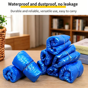100 Unidades/Saco de Capas de Sapato Descartáveis de PE Impermeáveis, para Fazenda, Hospital, Sala Limpa, Atividades ao Ar Livre, Preço de Atacado - Product Image 2