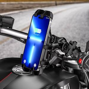मोटरसाइकिल फोन माउंट हैंडलबार, एंटी-चोरी शॉकप्रूफ ऑक्टोपस क्लैंप फोन धारक - Product Image 4