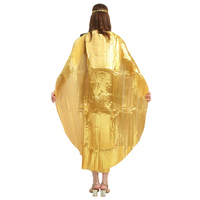 Costume d'Halloween Cléopâtre égyptienne, reine d'Égypte, robe de soirée sexy dorée, cosplay, costumes de fête de carnaval
