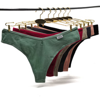 Ropa Interior Femenina Más Vendida, Bragas de Algodón con Encaje, Tanga con Diseño de Lazo de Encaje, Bragas para Mujer