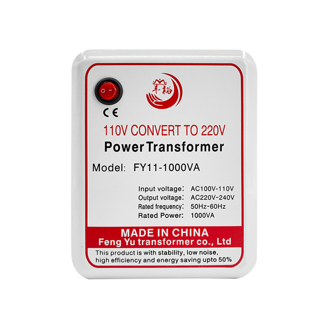 High Precision 1000W Voltage Converter CE RoHS Certified 110V to 220V Professional Toroidal Step Down Transformer